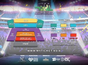 Wali Band Map Live in JB