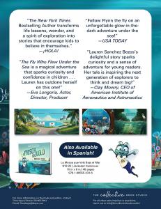The Fly Who Flew Under the Sea by Lauren Sánchez Bezos, invites young readers on an unforgettable underwater journey filled with discovery, wonder, and an important message about protecting our blue planet