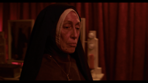 Actress Carol Abney appears as Sister Aubrey in 'Los Vampires'
