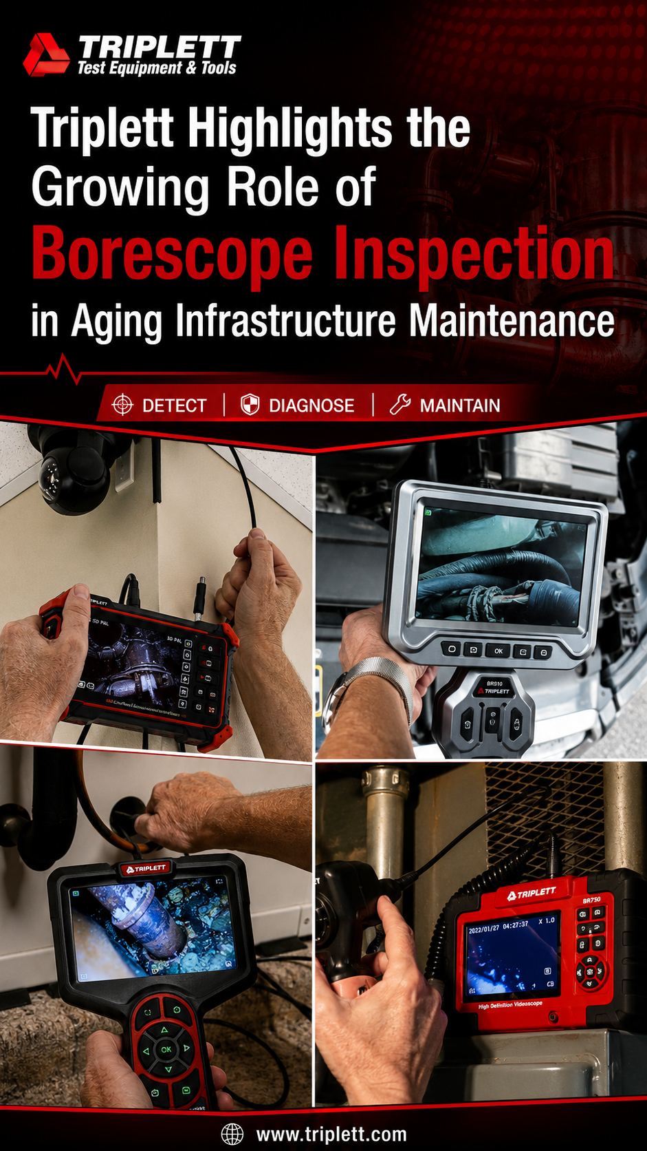 Triplett Highlights the Growing Role of Borescope Inspection in Aging Infrastructure Maintenance