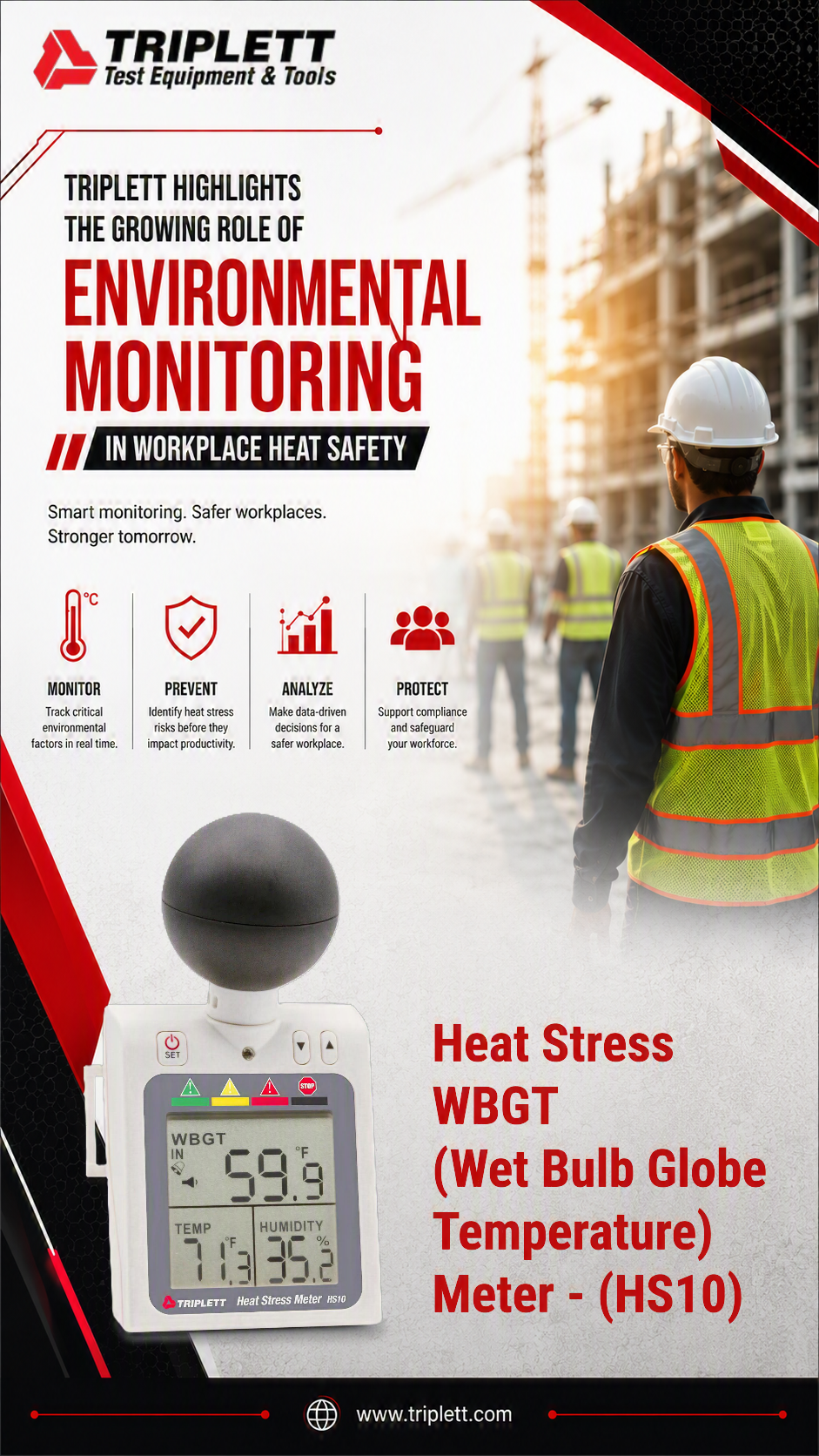 Triplett Highlights the Growing Role of Environmental Monitoring in Workplace Heat Safety