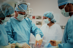 Image of surgery team at work.