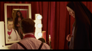 Carol Abney appears as Sister Aubrey in 'Los Vampires' with Henry Ian Cusick and Daniela Couso