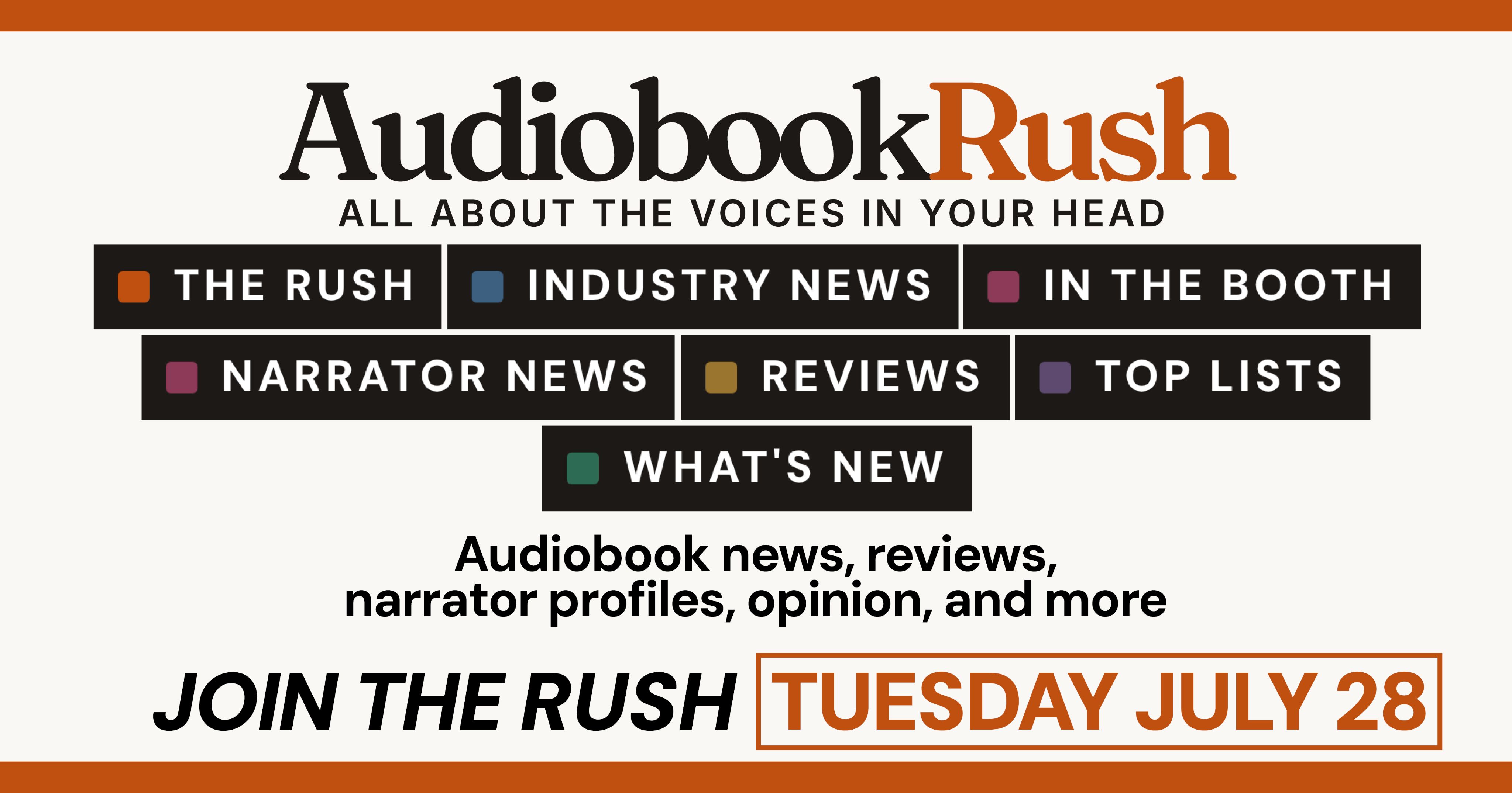 AudiobookRush Launches as First Dedicated News Hub for Audiobook Culture