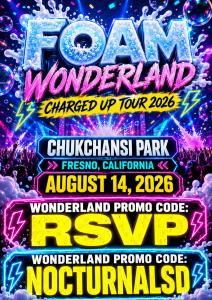 largest Foam Wonderland Promo Code is NOCTURNALSD