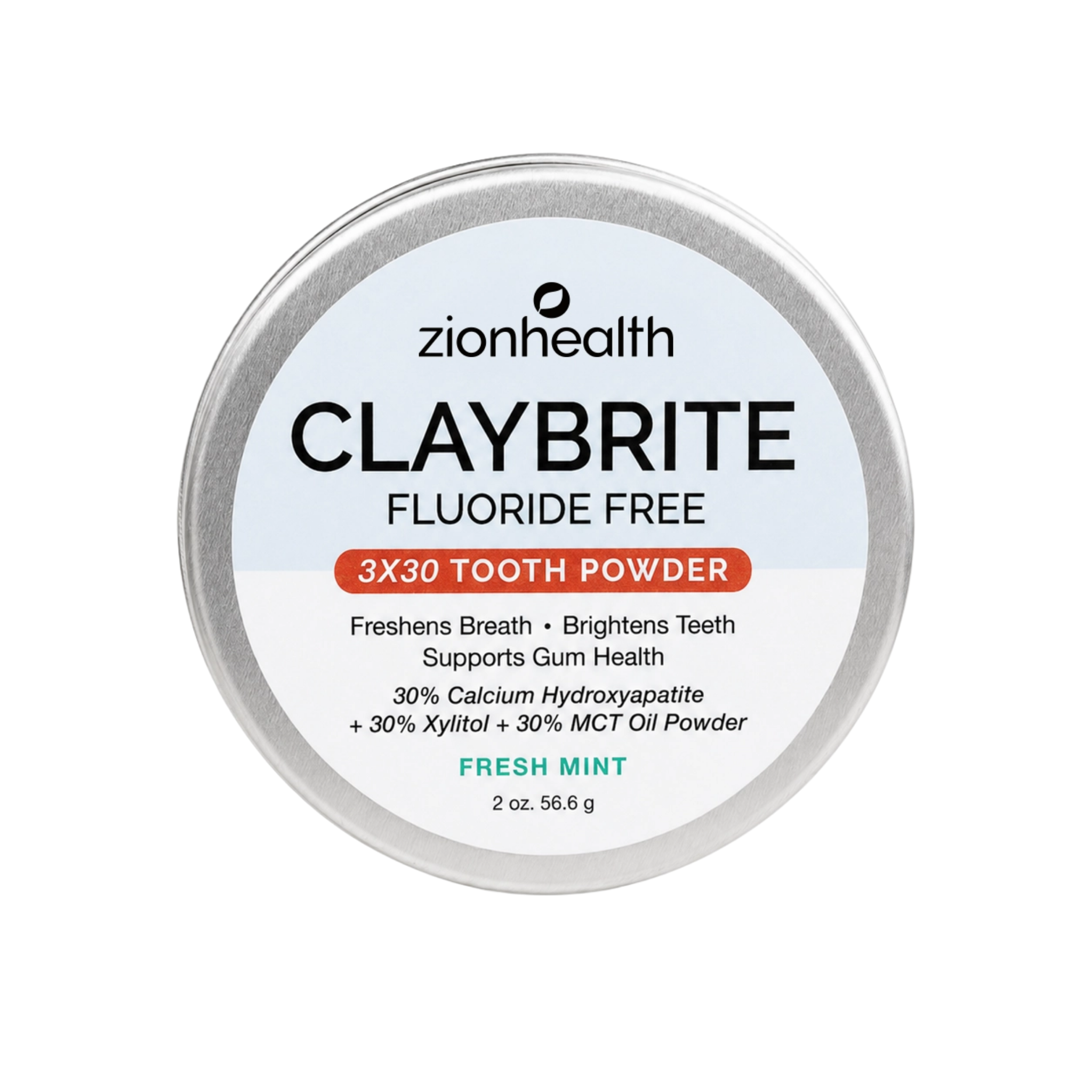 Zion Health Launches CLAYBRITE® 3 X 30 Tooth Powder with a Concentrated Six-Ingredient Formula