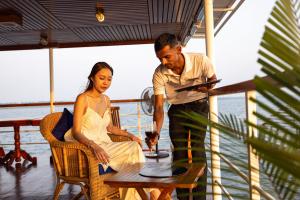 Sundeck of RV Kochi Pandaw