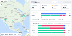 Beans Route Express Deliveries Dashboard