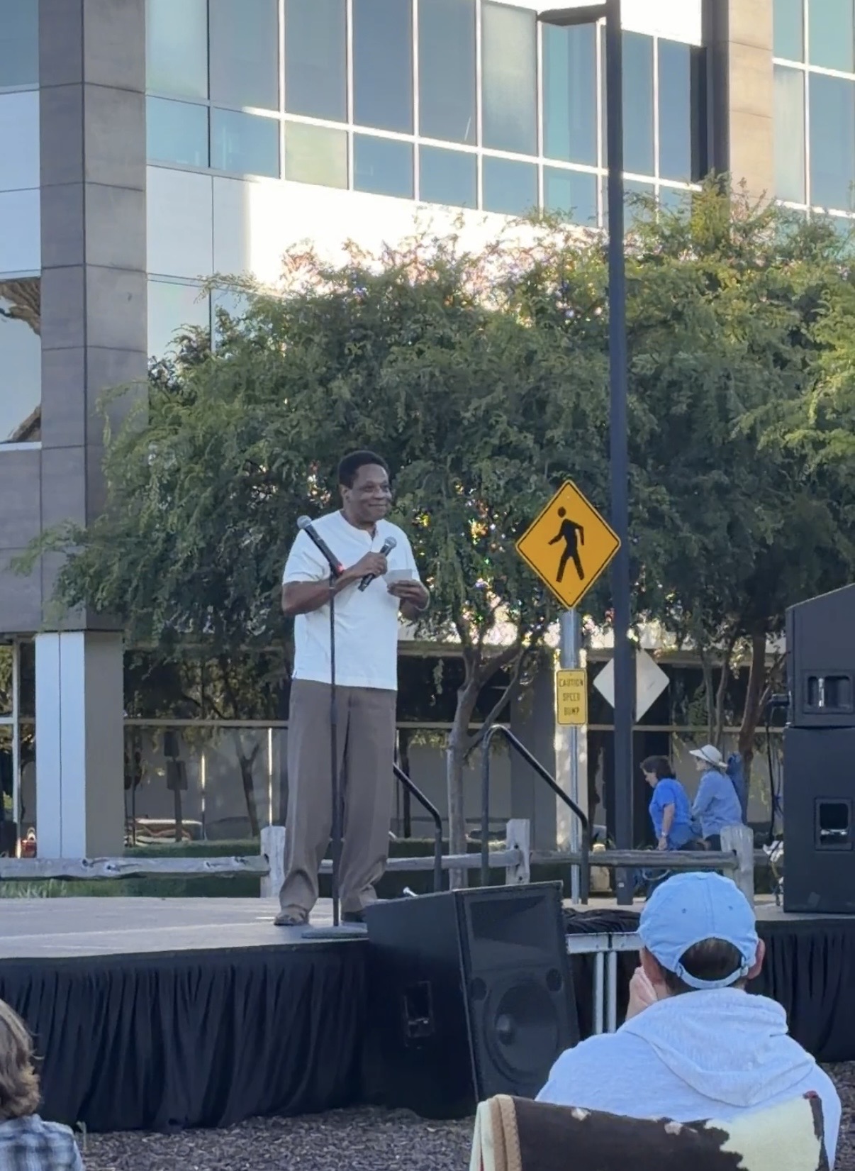 Brian Copeland Presents Comedy in the Plaza™ Draws 500, Raises School Supplies for 150 Local Children