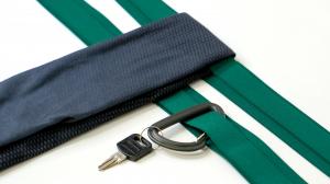 Double-Layer Hollow Woven Tape with keys and towel