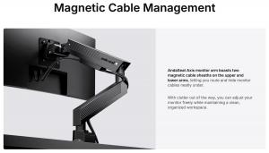 Axis Single Monitor Arm Cable Management