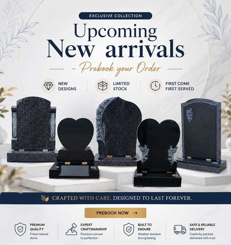 Stone Discover UK Announces New Headstone Stock Arriving Soon at UK Warehouse — Prebook Now
