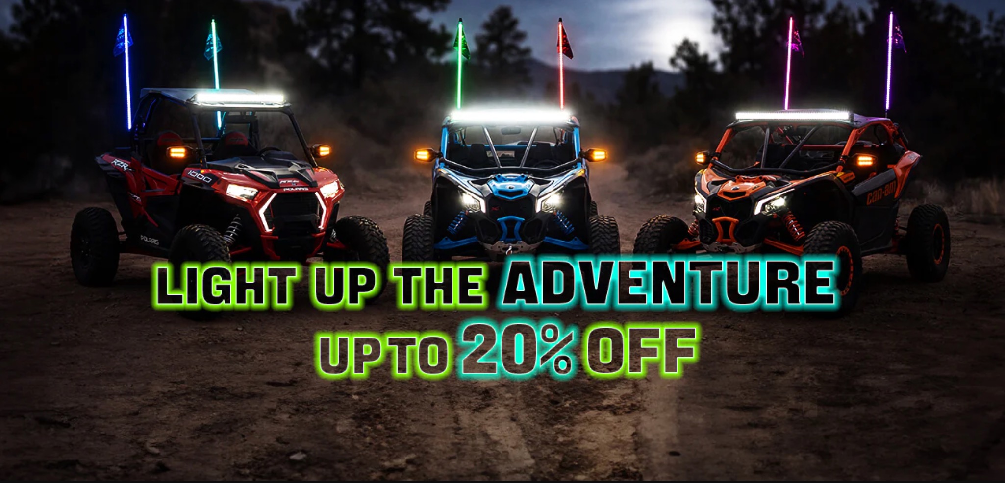 Kemimoto Expands UTV Lights Lineup for Safer Night Rides