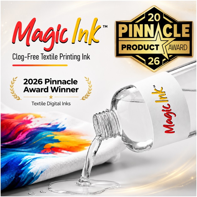 DTGPRO’s MagicInk Wins the 2026 PRINTING United Pinnacle Award in the Textile Digital Inks Category