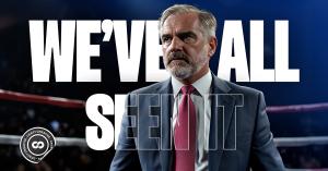 AI-generated cinematic image of a suited man standing in a boxing ring with the words “We’ve All Seen It” and the Craft Creative logo.