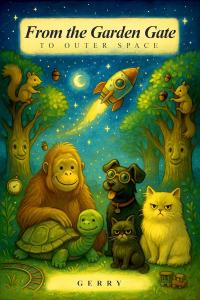 Author Gerry Hogg introduces readers to a world where imagination meets reflection in his latest literary collection, From the Garden Gate to Outer Space Book Cover Art of From the Garden Gate to Outer Space