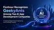 Fixnhour Recognizes GeekyAnts Among Top AI App Development Companies