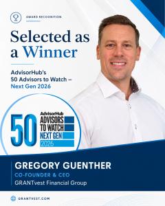 Greg Guenther, GRANTvest Financial Group, AdvisorHub Top Financial Advisor