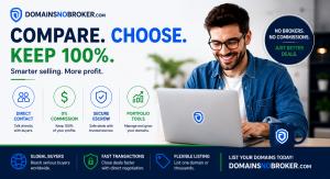 domains no broker Report Examines How Direct Domain Marketplaces Compare with Traditional Brokerage Models - 113