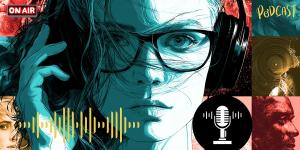Artistic Graphic Image about How to Produce a Podcast by Nancy Fulton Meetups