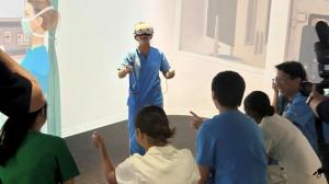 As part of the Virtual Escape Room Simulation-based Education (VERSE) initiative, nursing students from NUS and ITE work together to navigate realistic patient-care scenarios.