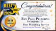 Ray Page Plumbing Named Best Plumbing Service in North Central Connecticut for 2026