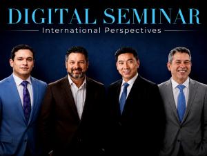 SFLCT speakers from the SFLCT–ANP Digital Seminar (left to right): Fernando C. Hernandez, Dr. Matt Flannery, Zach Liu, and Stephen Pattee