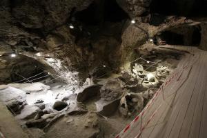 Excavation of wine storage jars
