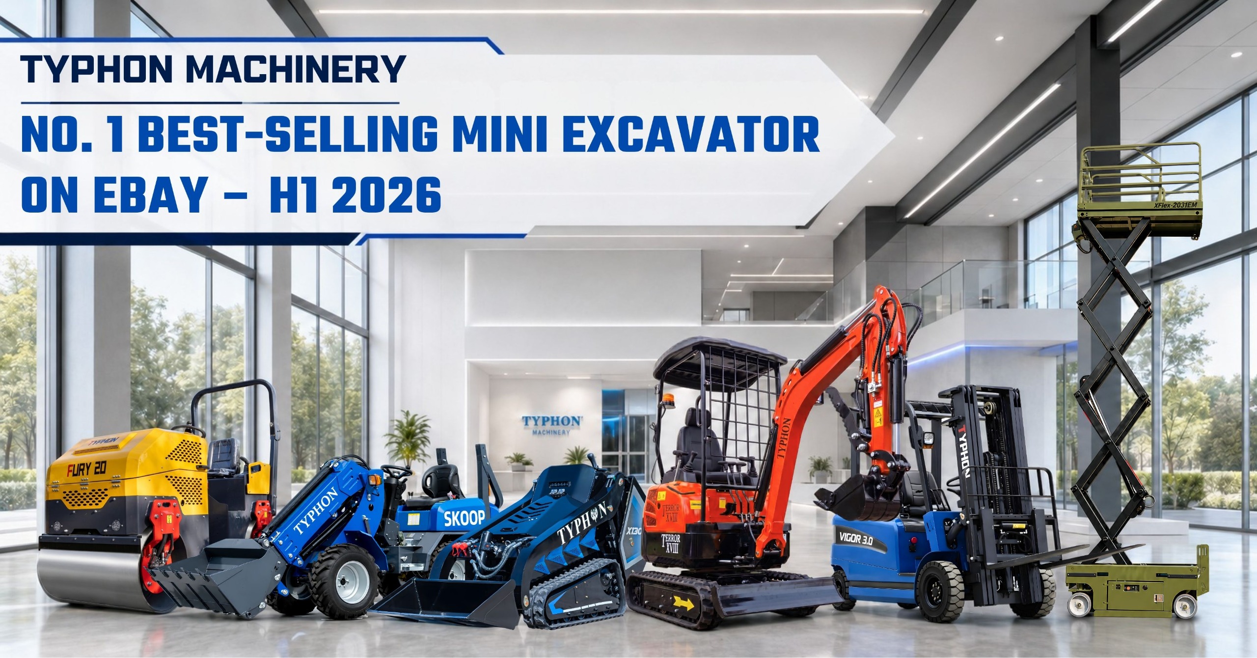 TYPHON TERROR XVIII Ranks as eBay’s Best-Selling Mini Excavator for H1 2026, Extending Dominance For Fourth Year