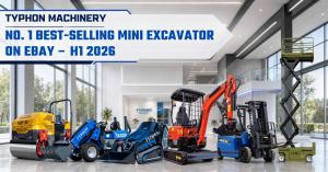 TERROR XVIII mini excavator ranked as the number one best-selling mini excavator on eBay in the United States for the first half of 2026