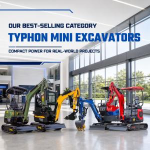 This result extends TYPHON's uninterrupted reign at the top of the eBay mini excavator category to more than three consecutive years.