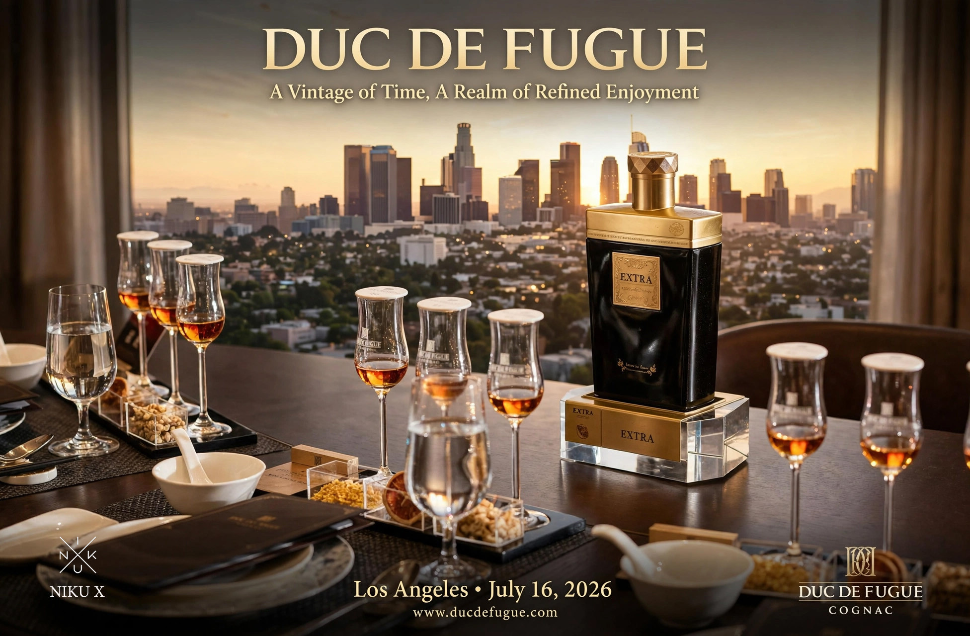 DUC DE FUGUE Cognac Shines in Los Angeles with ‘A Vintage of Time, A Realm of Refined Enjoyment’ Tasting Event