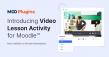 MooPlugins Launches with Video Lesson Activity on New Moodle™ Marketplace