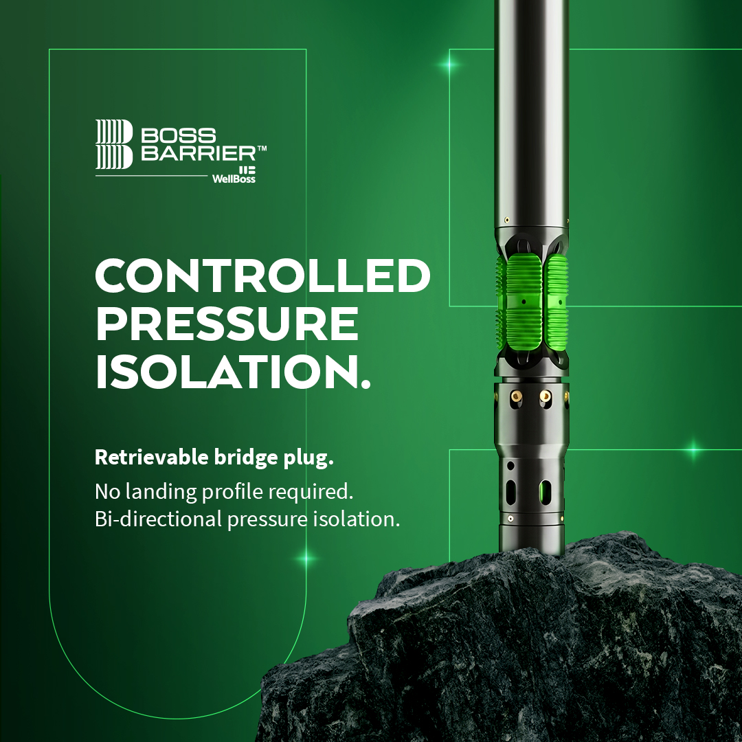 WellBoss Launches the Boss Barrier™ Retrievable Bridge Plug
