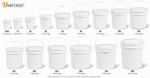 UMETASS Buckets With Lids Size Range For Wholesale Supply