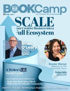 Cover BOOKCamp by Printed Word Reviews magazine August 2026