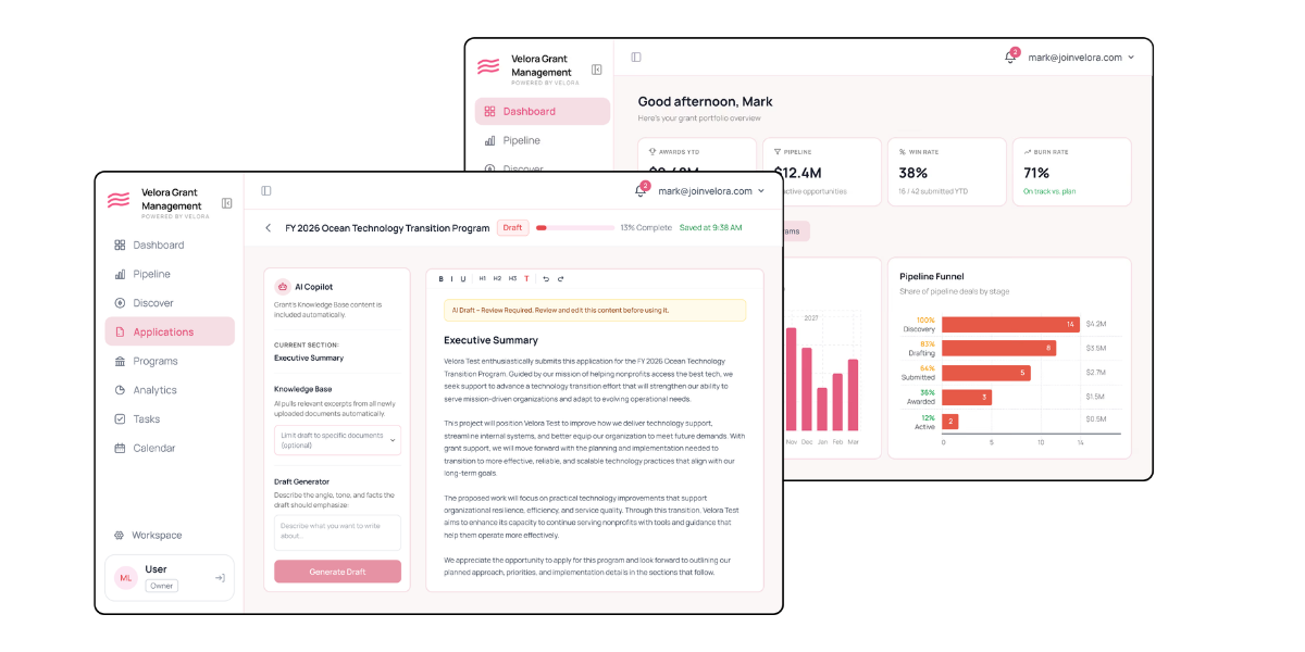 Velora Launches AI-Powered Grants Workspace to Accelerate Nonprofit Grant Funding Workflows