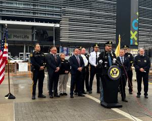 Built in collaboration with the New Jersey State Police, the enhanced Jobs4Blue platform proved its capabilities during one of the largest public safety deployments in New Jersey history and is now ready to support future large-scale operations nationwide County Executive Tedesco, Congressman Josh Gottheimer & the New Jersey State Police at MetLife Stadium