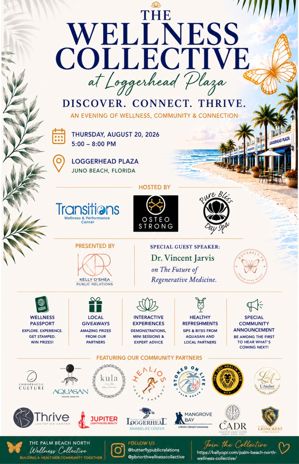The Palm Beach North Wellness Collective to Launch with Inaugural Community Wellness Experience at Loggerhead Plaza