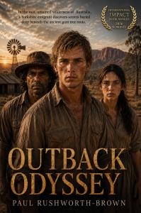 Outback Odyssey by Paul Rushworth-Brown displayed with an International Impact Book Awards 2026 Nominee laurel.