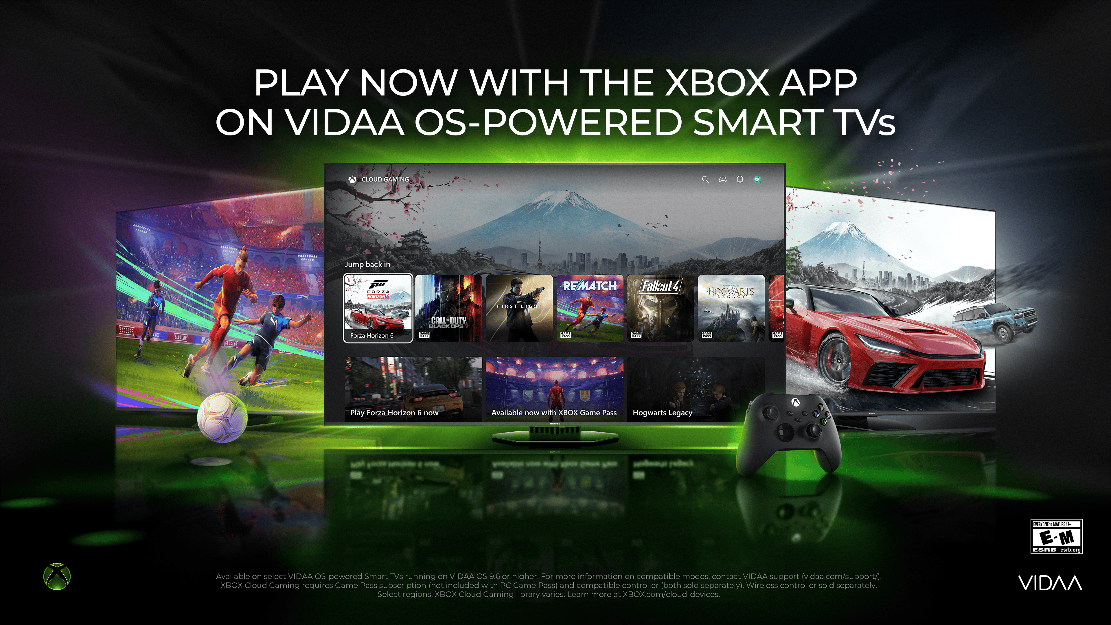 XBOX Cloud Gaming Is Rolling Out to Millions of VIDAA OS-Powered TVs