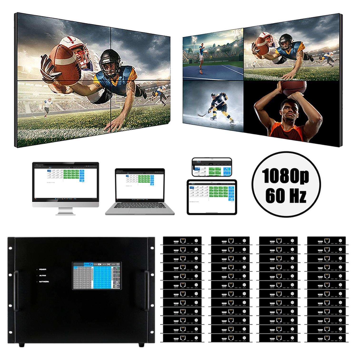 HDTV Supply Launches New Compact 48×48 HDMI Matrix Switchers via CAT6 with Lower Pricing and Build-Your-Own Options