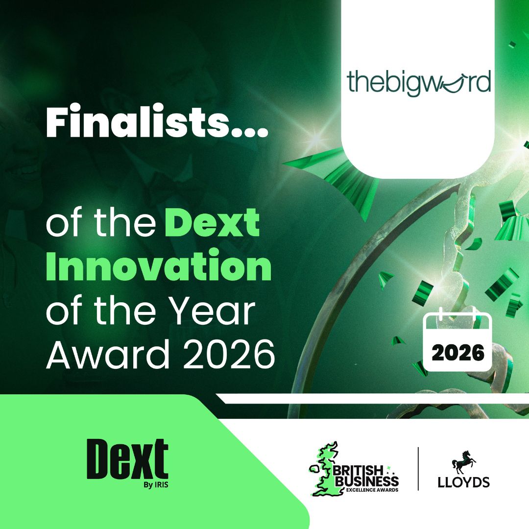 thebigword named finalist in the Lloyds British Business Excellence Awards 2026