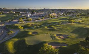 The 2026 New Mexico Open at Turtleback Mountain Golf & Resort, presented by New Mexico True, will increase its professional purse to $137,000, including a $30,000 first-place prize that represents a 50 percent increase over the $20,000 awarded to the tournament champion in 2025 Aerial view of Turtleback Mountain Golf & Resort in Elephant Butte, New Mexico, showing the first hole on the left, the 18th hole in the center and the ninth hole on the right. The resort hosts the 2026 New Mexico Open Presented by New Mexico True.