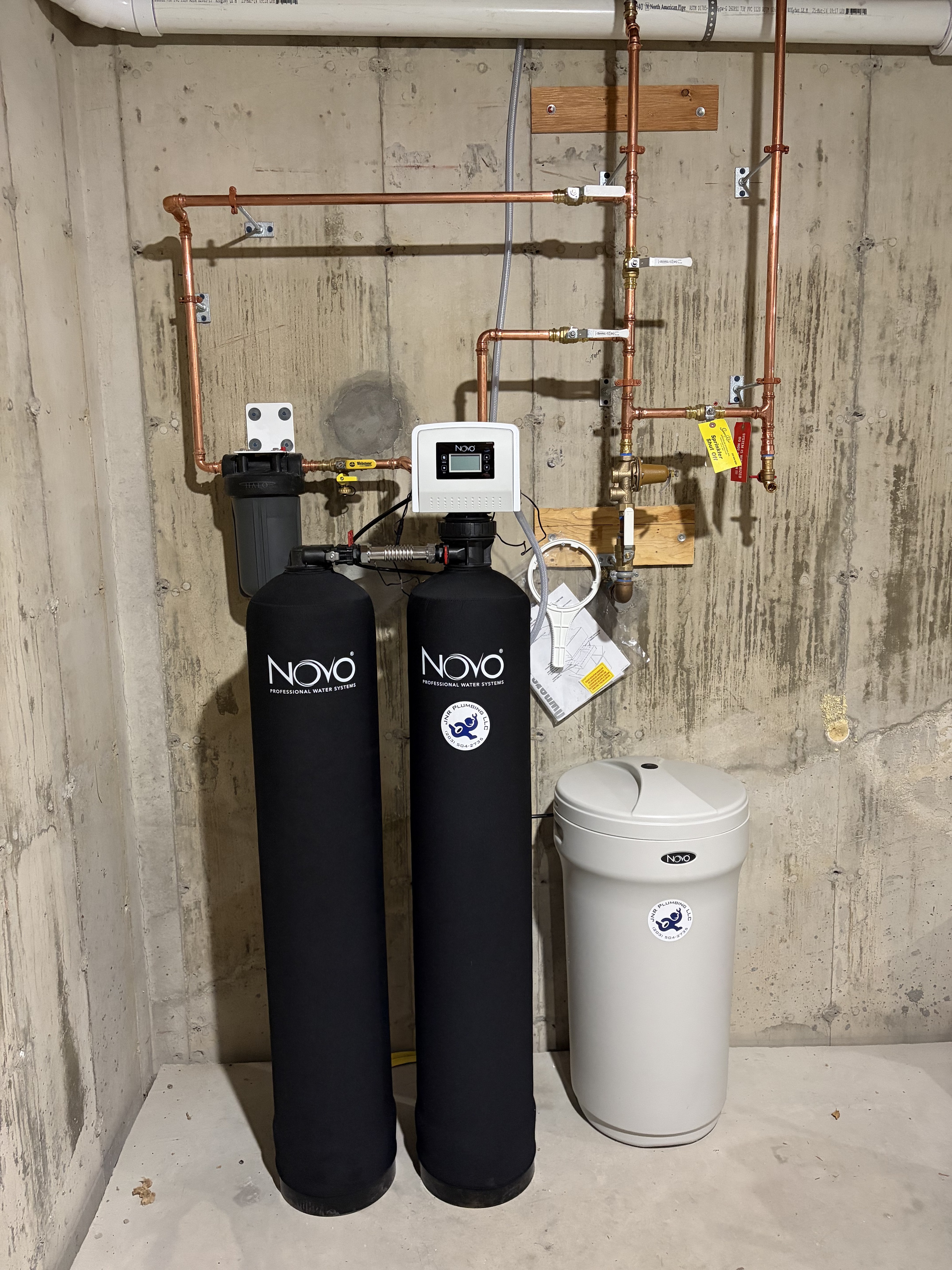 JNR Plumbing LLC Expands Services to Include Novo Water Conditioning Systems