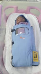 Infant in Embrace Warmer in Sudan