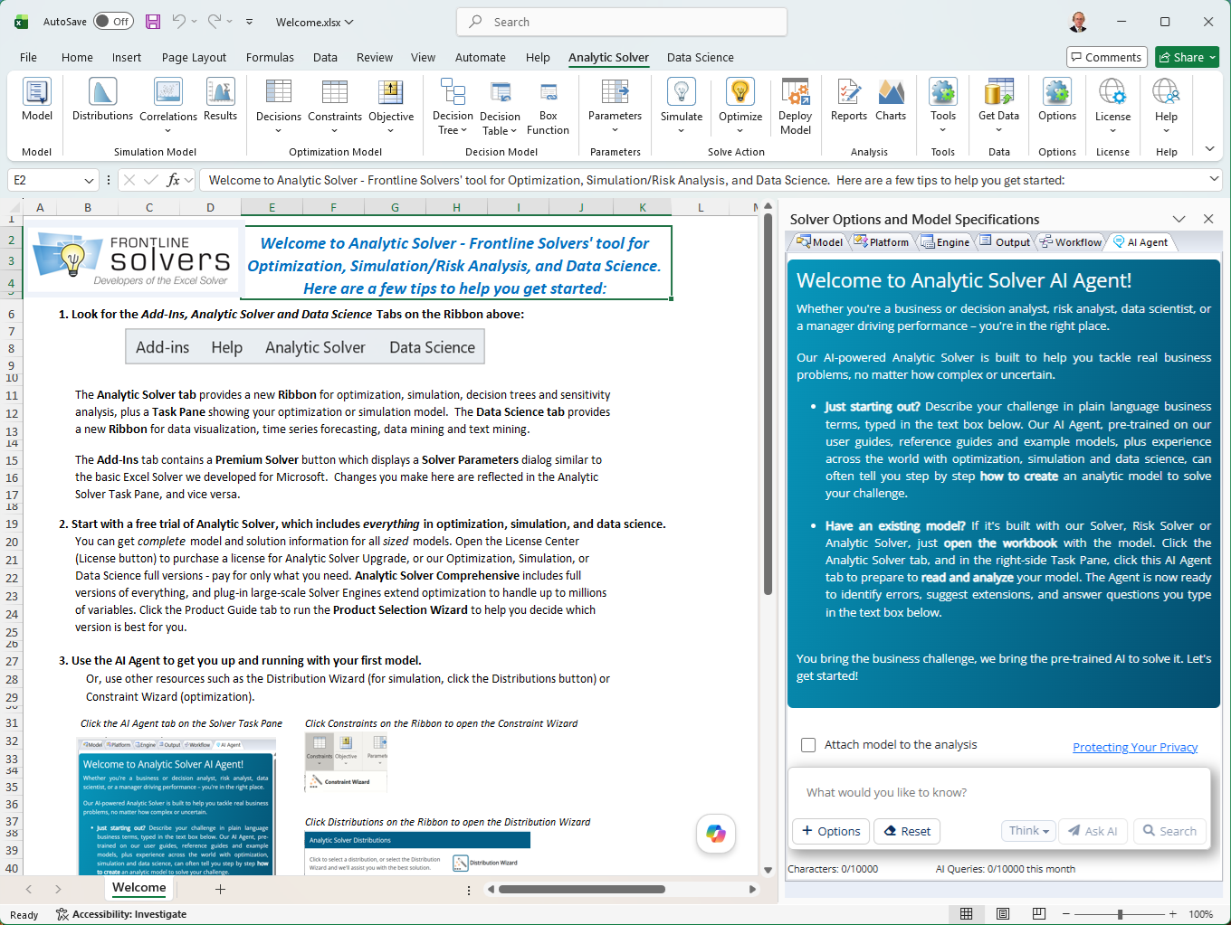 Frontline Systems Releases Analytic Solver V2026 Q2 for Microsoft Excel