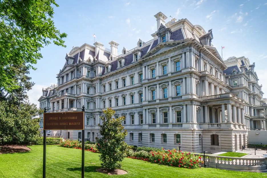 Preservationists Seek Emergency Court Order to Halt White House Paint Testing on Historic Eisenhower Building