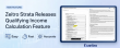 Zeitro Strata Releases Qualifying Income Calculation Feature