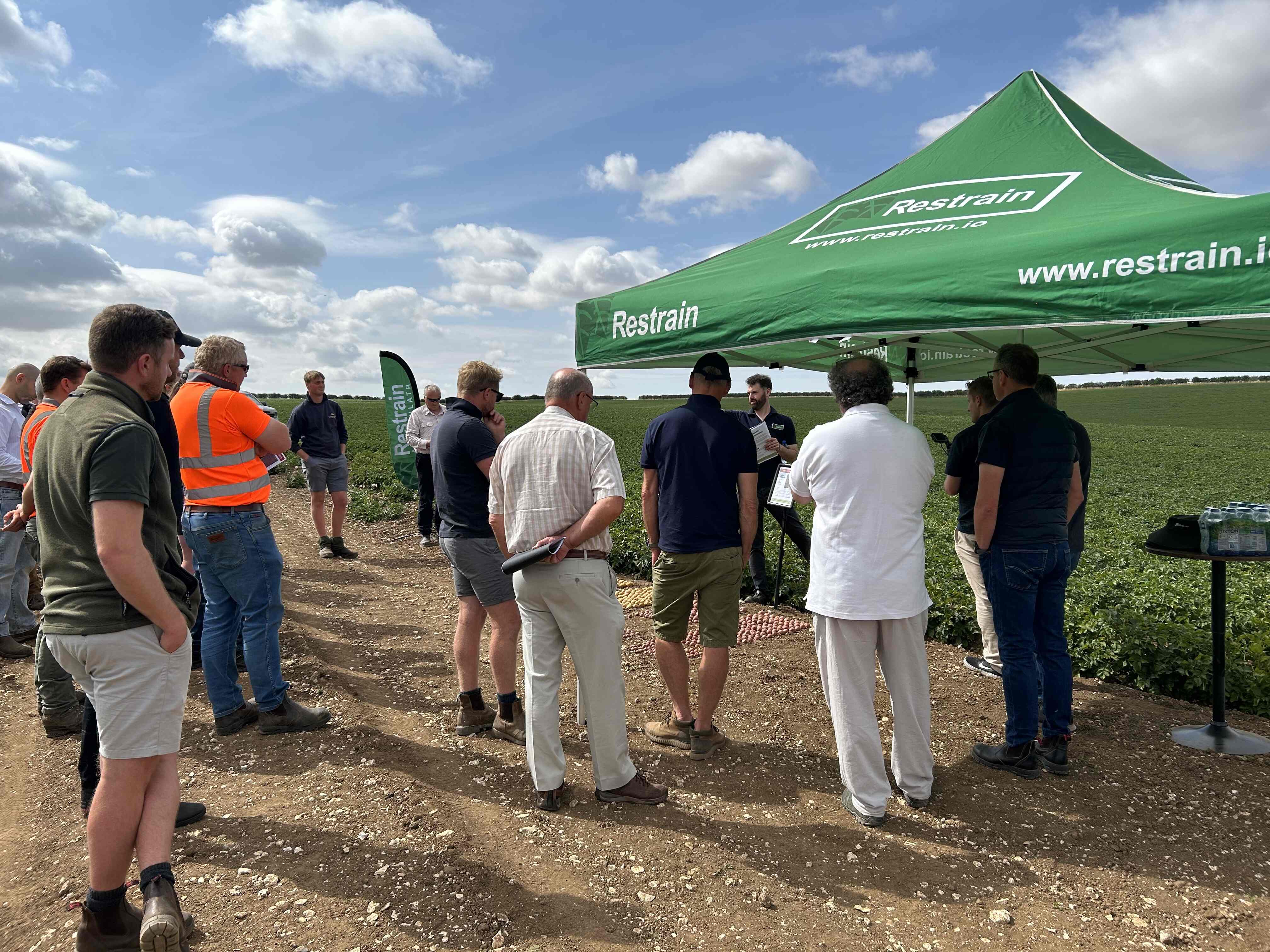Restrain Open Day Demonstrates AccumulatR™ Benefits Ahead of Potatoes in Practice